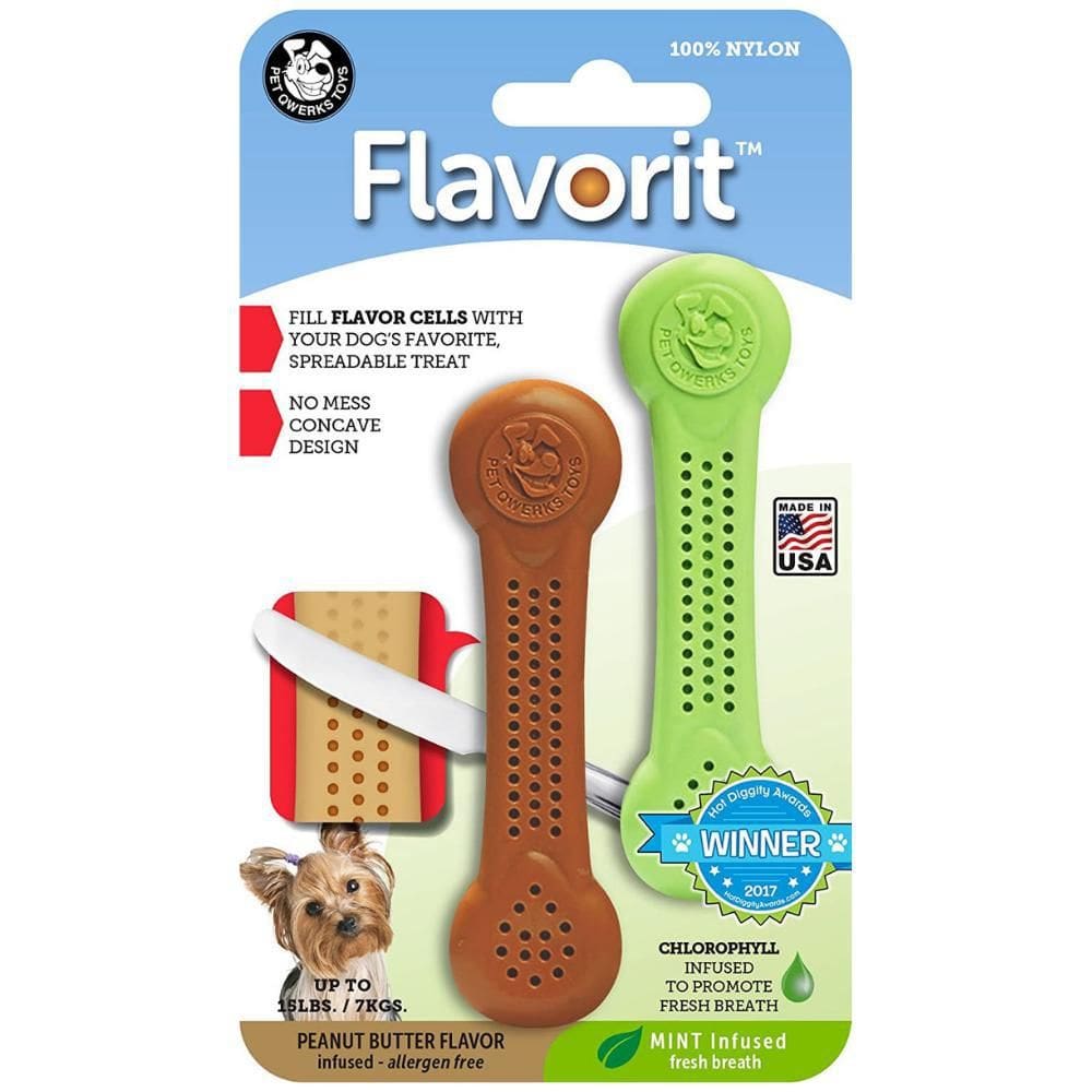 Mordedor Cães Pet Qwerks Flavorit Peanut Butter Clorofila P