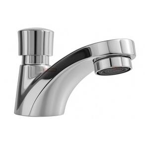 Torneira de Metal Banheiro Alto Padrão Antivandalismo Temporizadora Cromada Lavabo Fria Bancada Luxo Automatizada 1/2