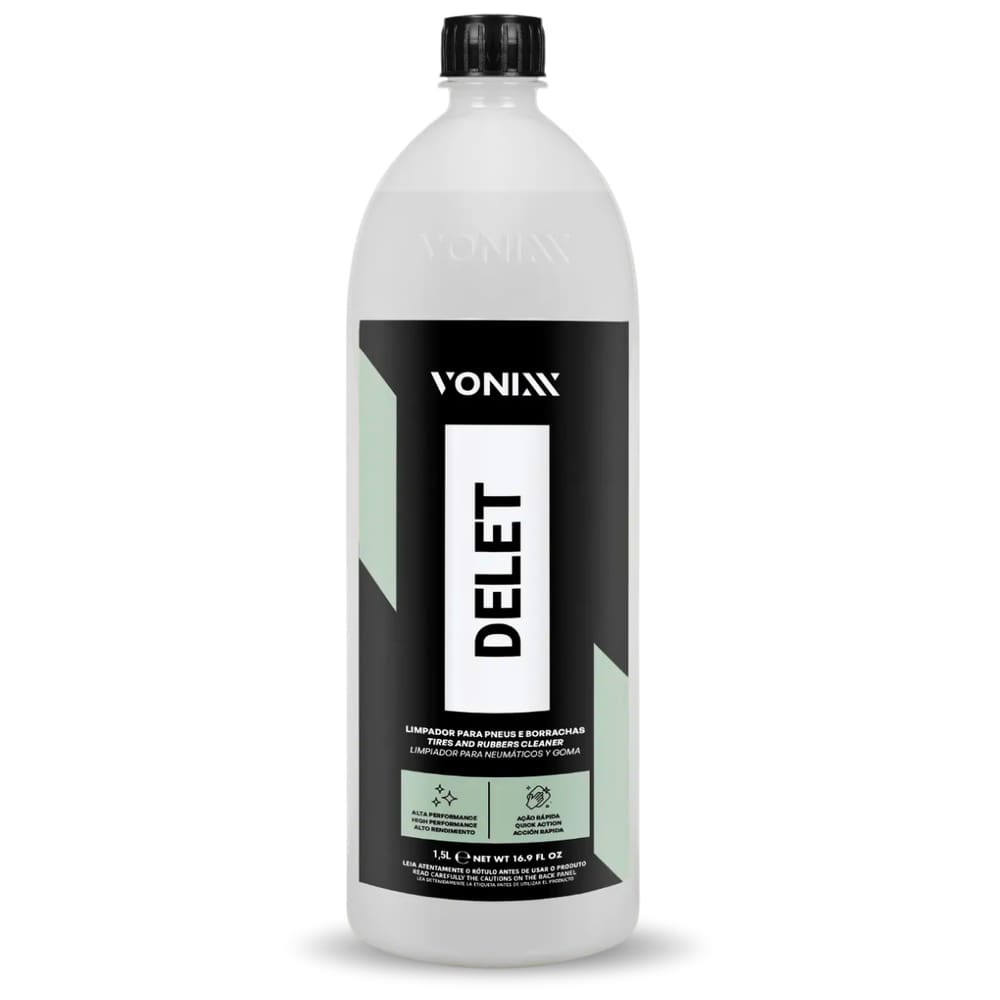 Vonixx Delet 1,5L Limpador De Pneus Com Limpeza Profunda Eficiente