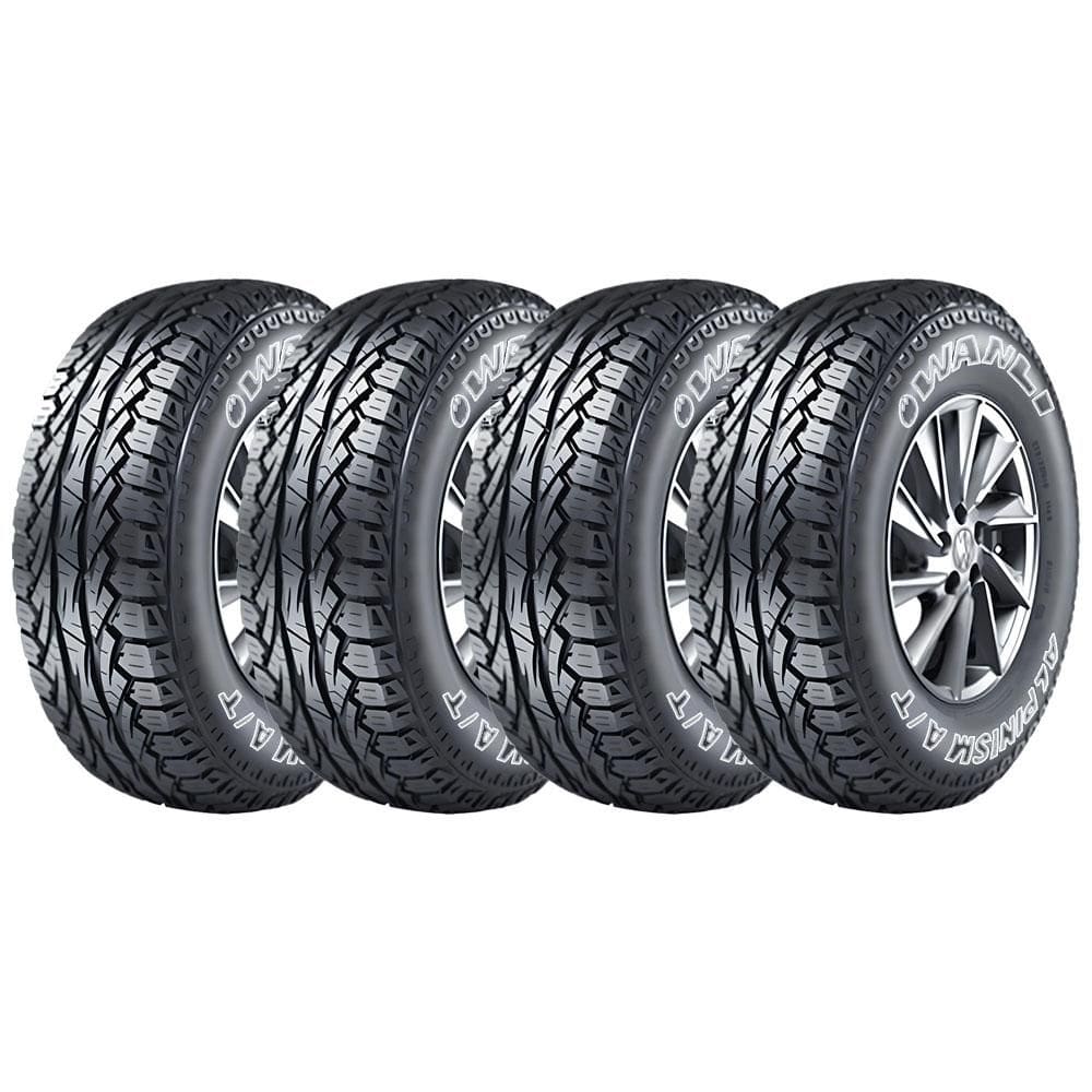 Pneu Wanli 265/75R16 Aro 16 SU006 OWL 123S 10PR AT Kit4