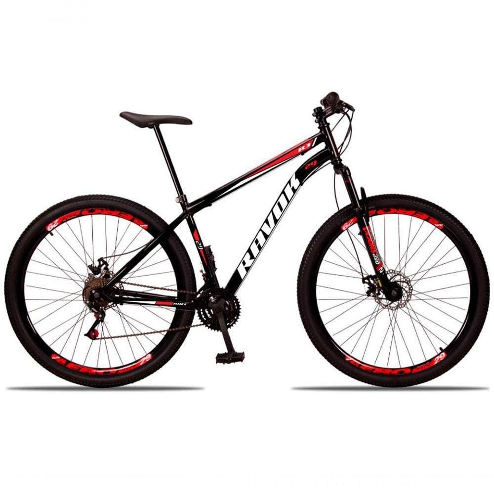 Bicicleta Aro 29 Suspensão Shimano Bike 21 Marchas Aço Vermelho