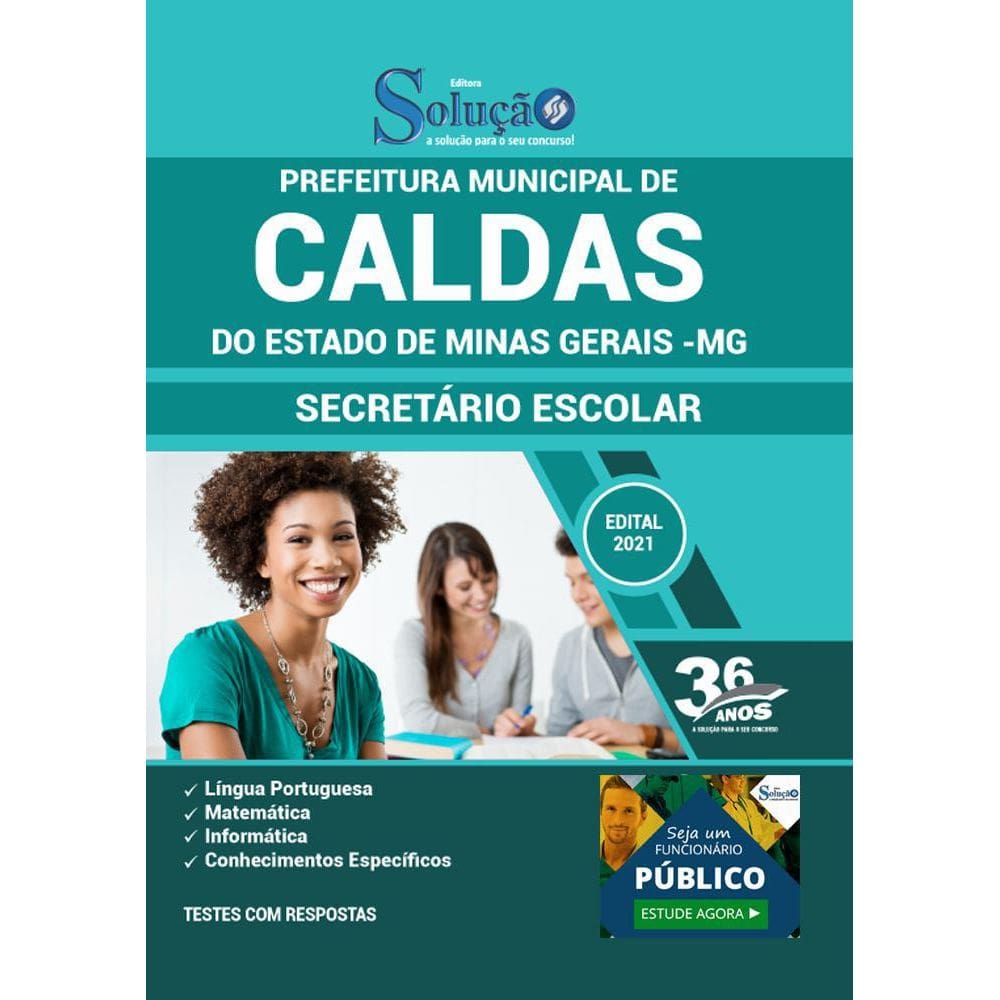 Apostila Prefeitura Caldas Mg - Secretário Escolar