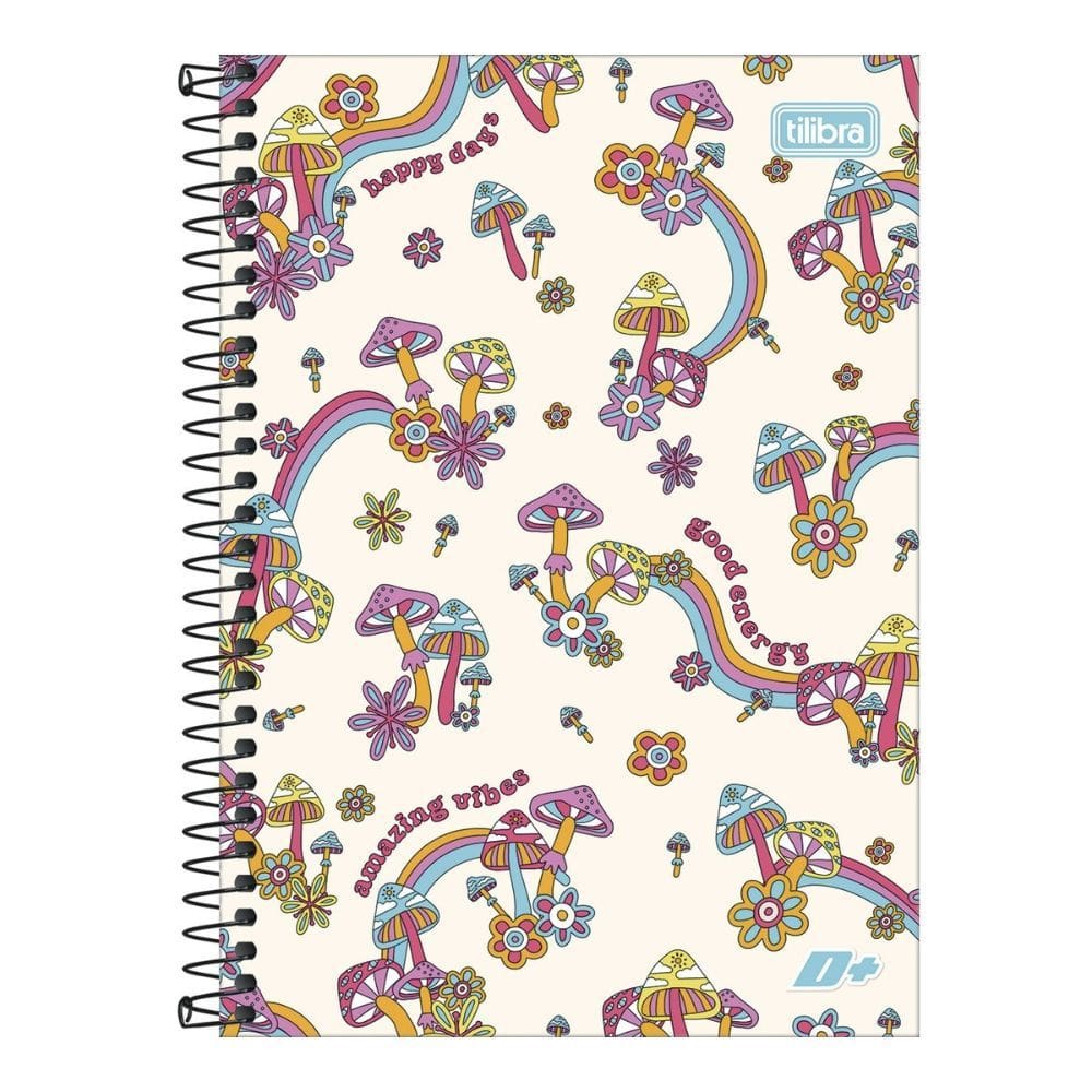 Caderno Pequeno Espiral Capa Dura 1/4 D+ 200 Folhas -Tilibra
