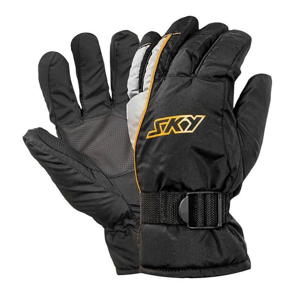 Luva Motociclista 100% Impermeável Térmica Sky Moto Cor Pret