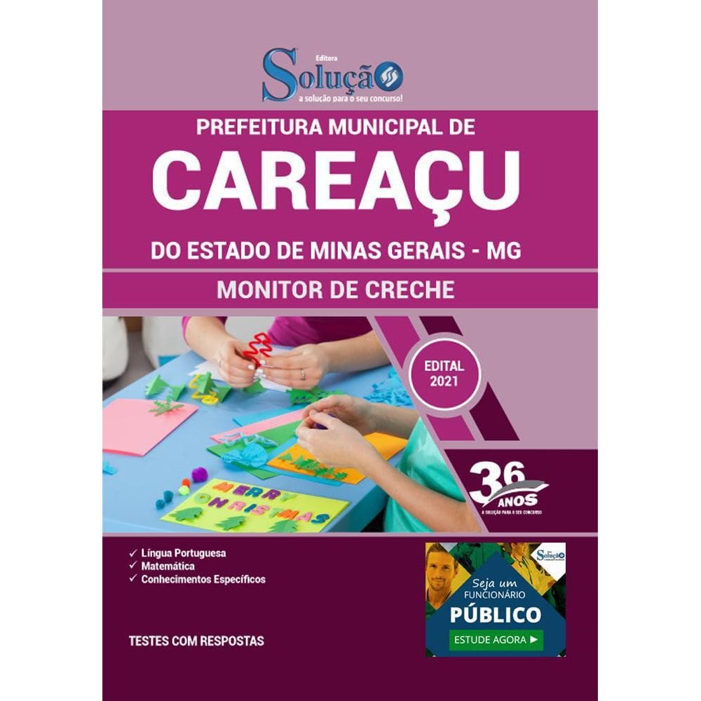 Apostila Prefeitura Careaçu Mg - Monitor De Creche