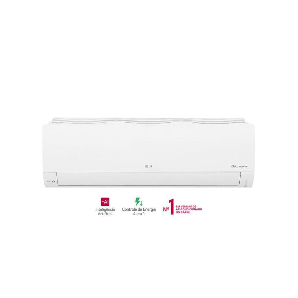 Ar-Condicionado LG Dual Inverter Compact +AI 12.000 BTU Quente/Frio 220V
