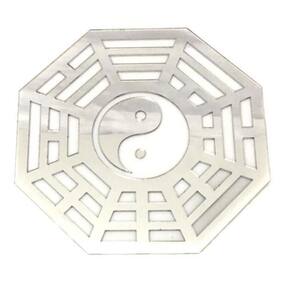 Espelho Decorativo Acrílico Baguá Yin Yang Sala Quarto G