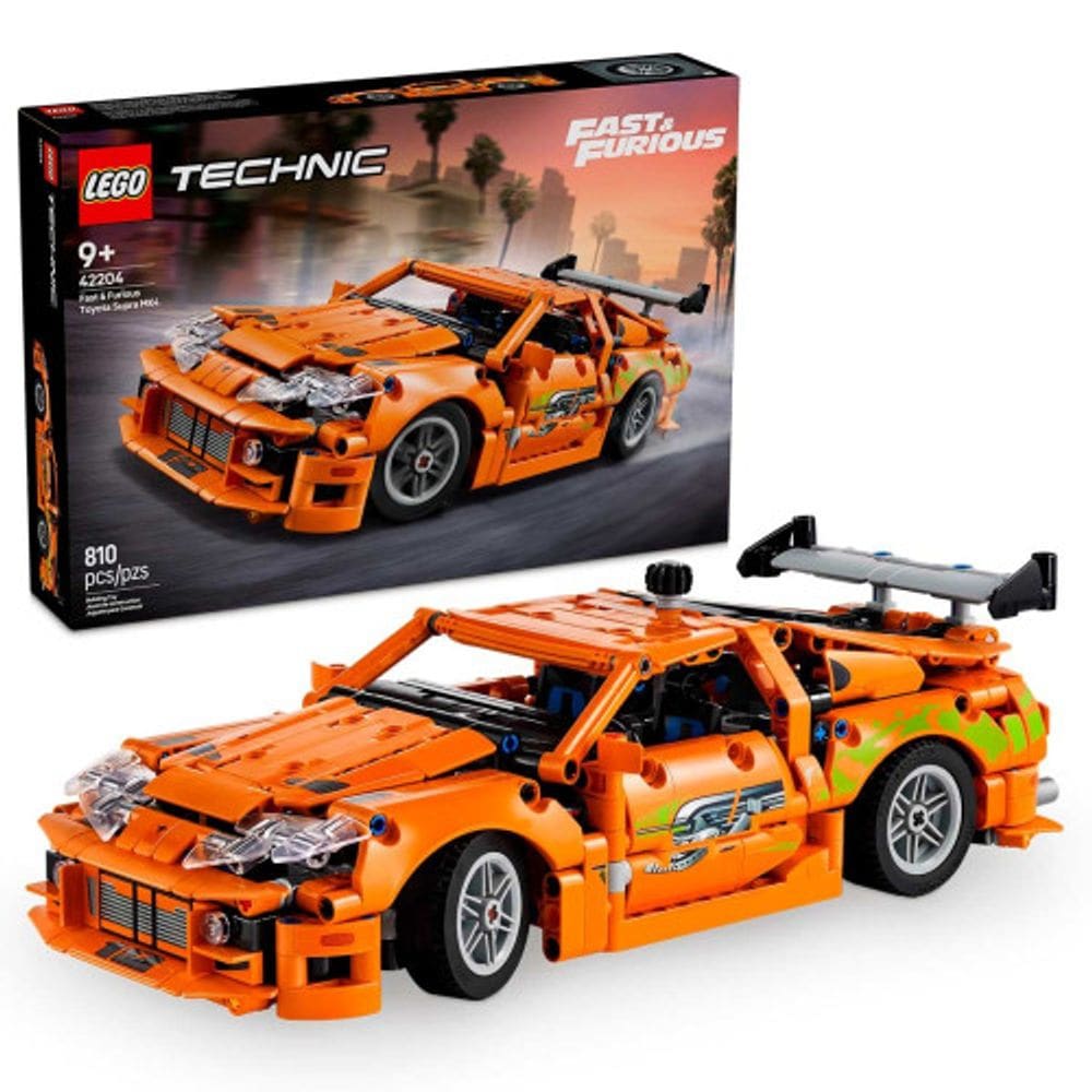 LEGO Technic Velozes e Furiosos Toyota Supra MK4 810 Peças 42204