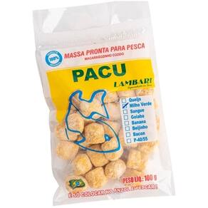 Massa De Pesca Pronta Para Pacu 100g - Isca Pronta Vários Sabores