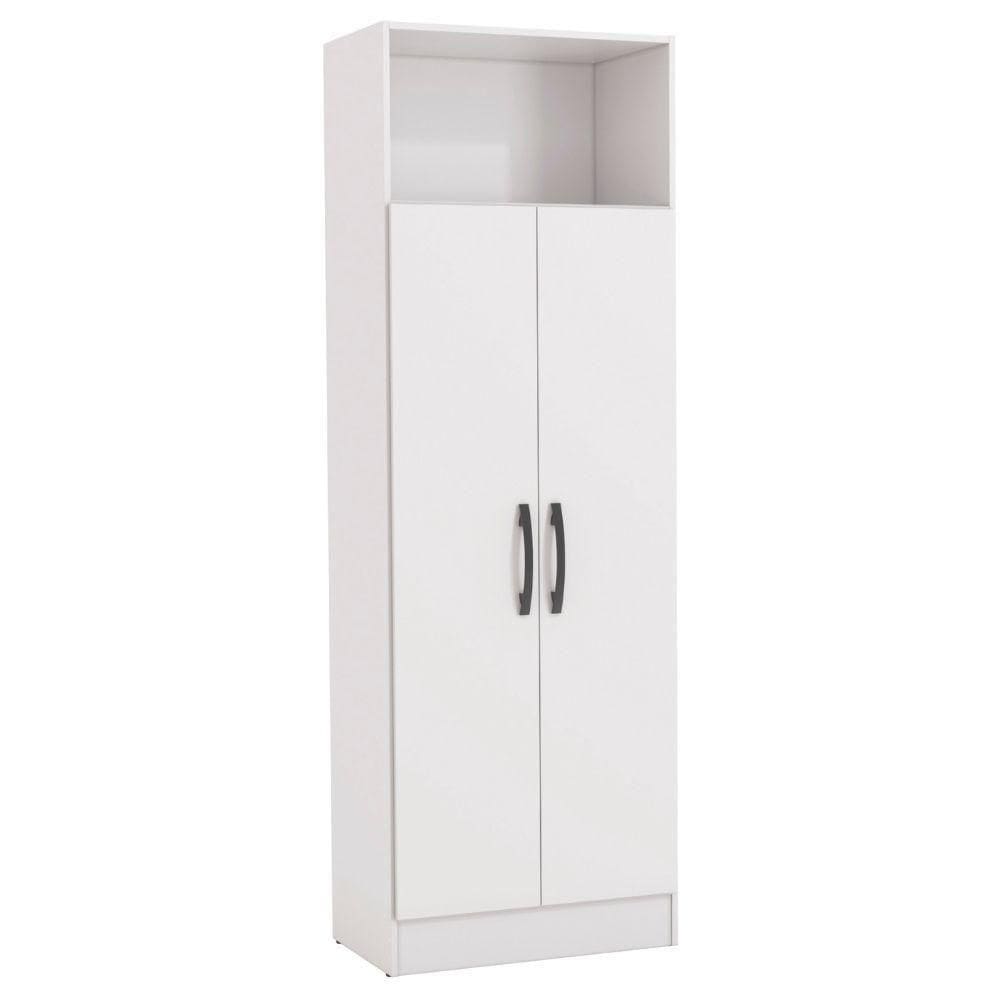 Armario Multiuso 2 Portas 167x57 Cm N408 Kappesberg Branco