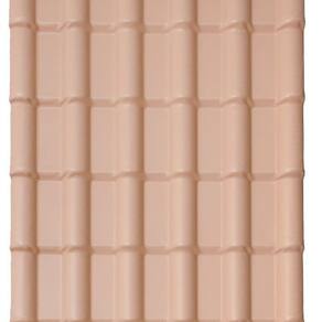 Kit com 15 Telhas Pvc Colonial 3,30m X 0,88m X 1,7mm 6 Ondas Lux Telhas Marfim
