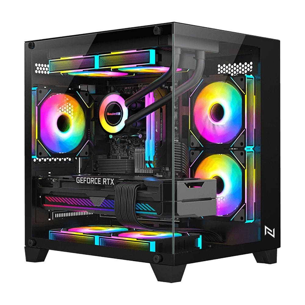 Pc Gamer Ryzen 5 4500, 16GB 3200Mhz, (RX 6600 8GB), B550, SSD 480GB M.2, 500W 80 Plus, 3 fans RGB, Neologic - NLI89176