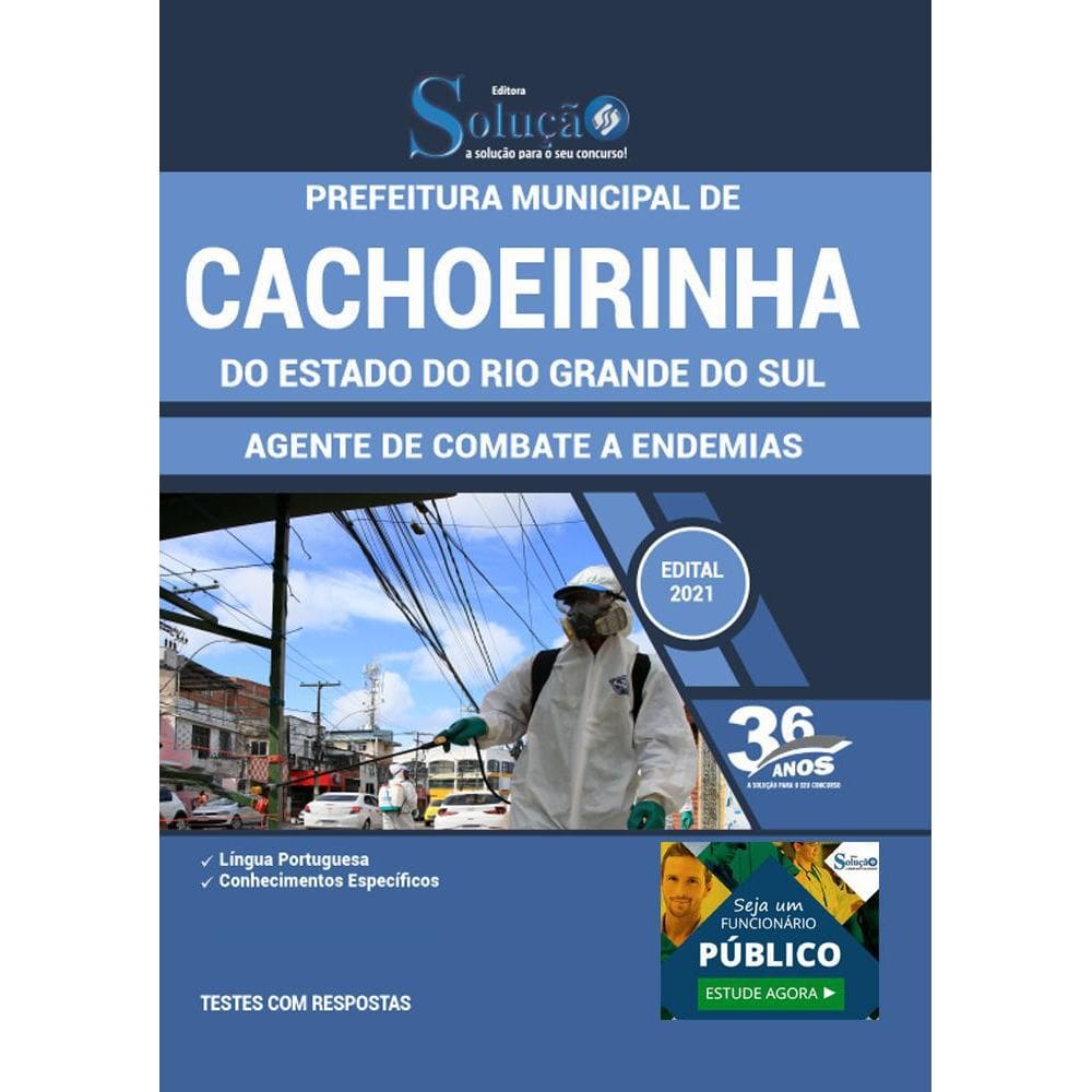 Apostila Cachoeirinha Rs - Agente De Combate A Endemias