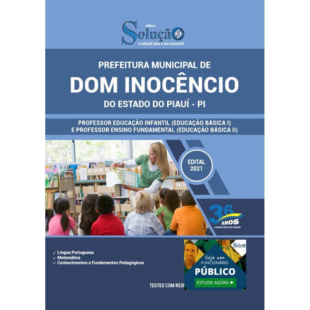 Apostila Dom Inocêncio Pi - Professor Educação Infantil