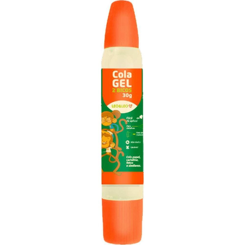 Cola Escolar Gel 2 Bicos 30G.