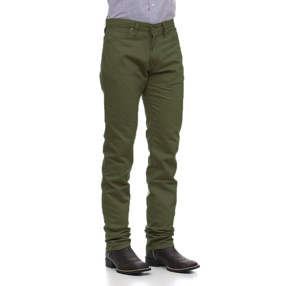 Calça Jeans Verde Masculina Cowboy Cut Wrangler 38260