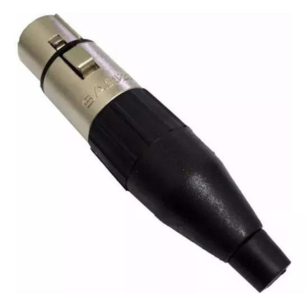 Plug Xlr Canon Femea Santo Angelo Sa2X