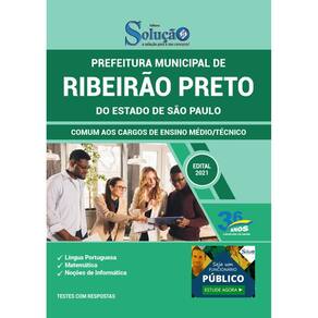 Apostila Ribeirão Preto Sp - Cargos De Ensino Médio/Técnico