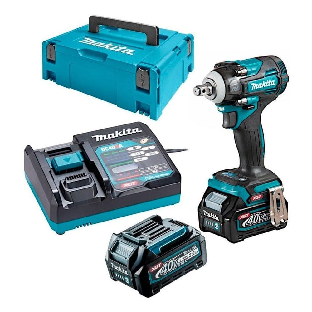 Chave Impacto Makita 40V XGT TW004GD201-220V - 2 Baterias