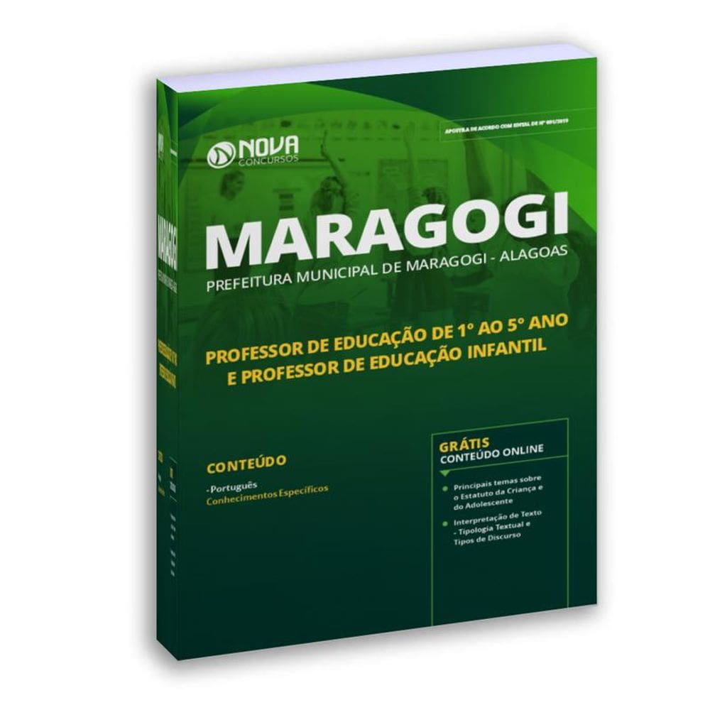Apostila Maragogi Al 2019 Professor Educação De 1º Ao 5º Ano