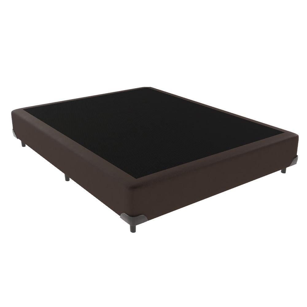 Base Box Casal Marrom 138x188x35