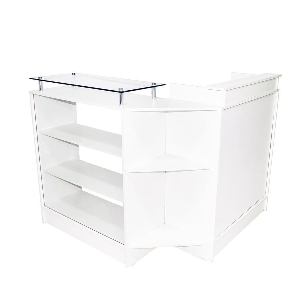 Balcão Lzinho Vitrin. Branco 110X174X38 Cm - Deep