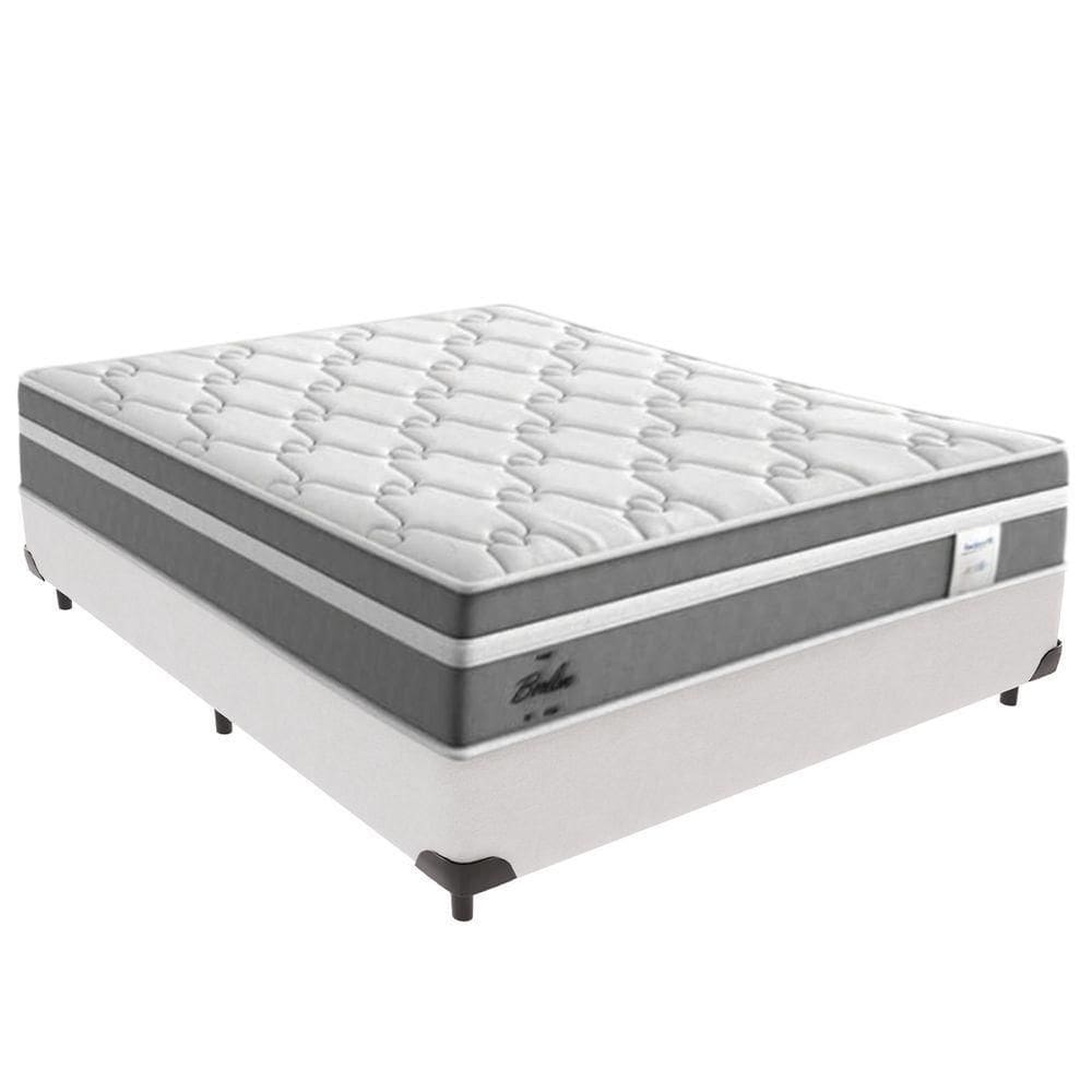 Cama Box Casal E Colchão Molas Ensacadas Berlim Probel