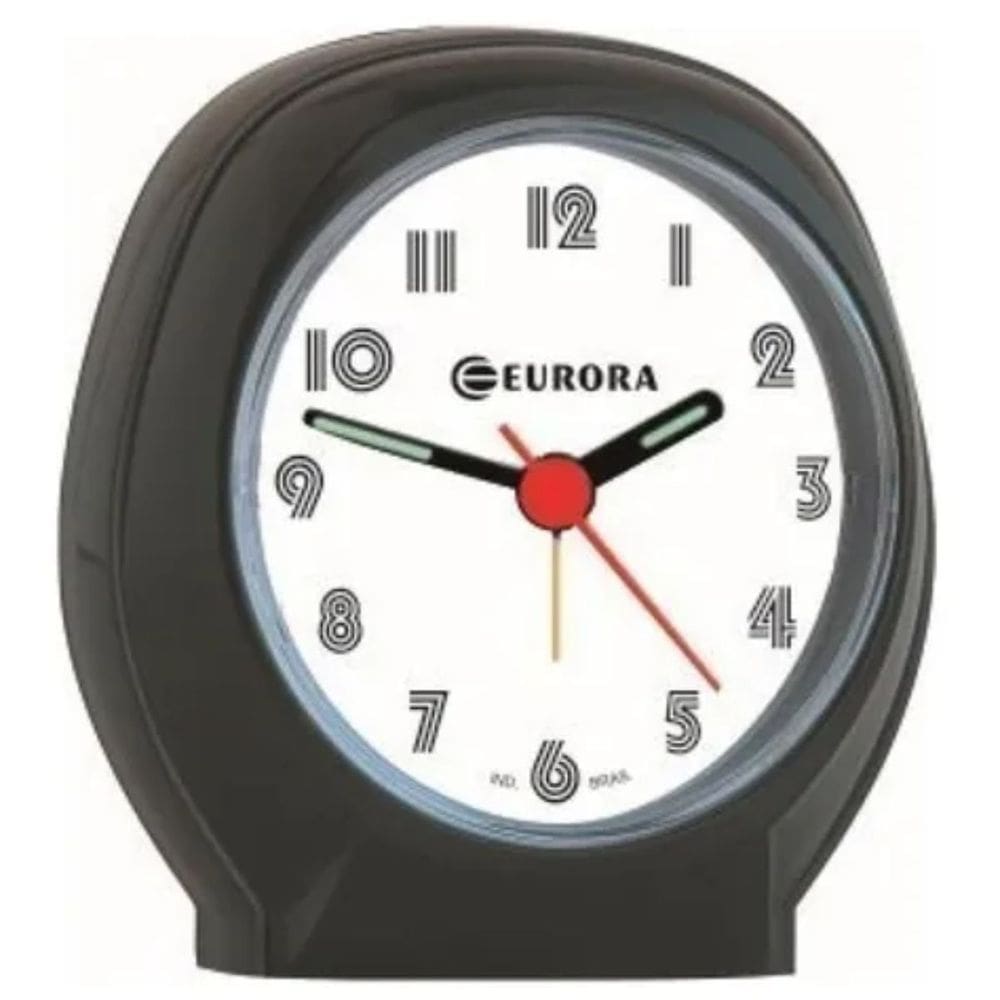 Despertador Quartz Preto Eurora 2696