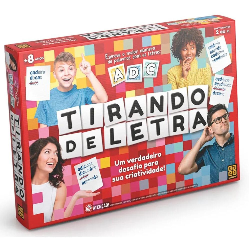 Jogo Tirando De Letra Grow
