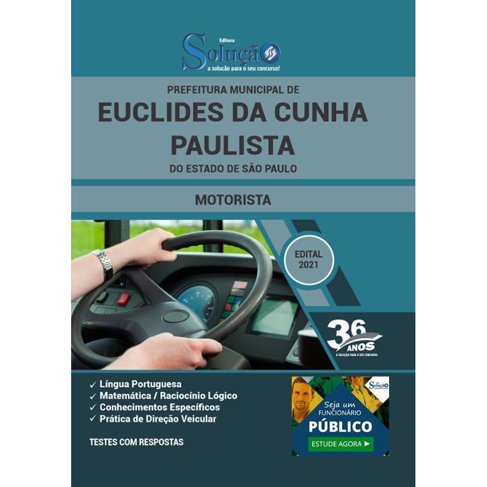 Apostila Euclides Da Cunha Paulista Sp - Motorista