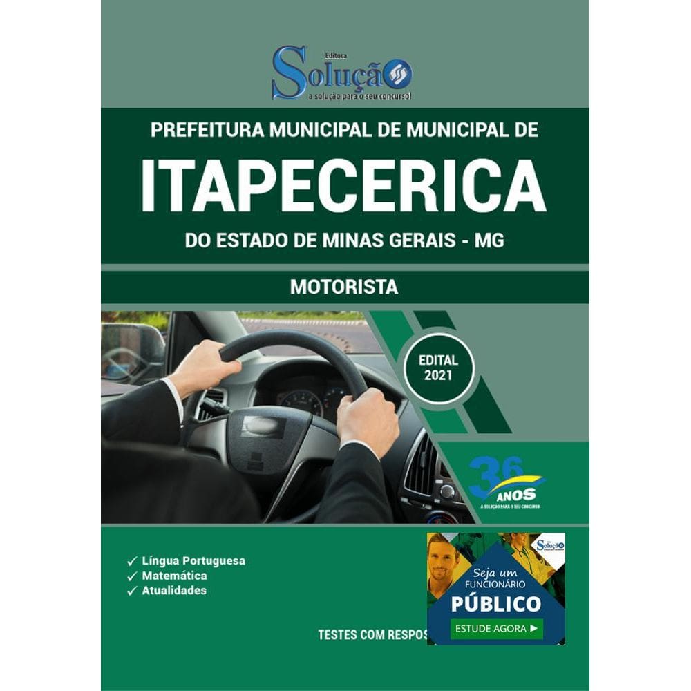 Apostila Prefeitura Itapecerica Mg - Motorista
