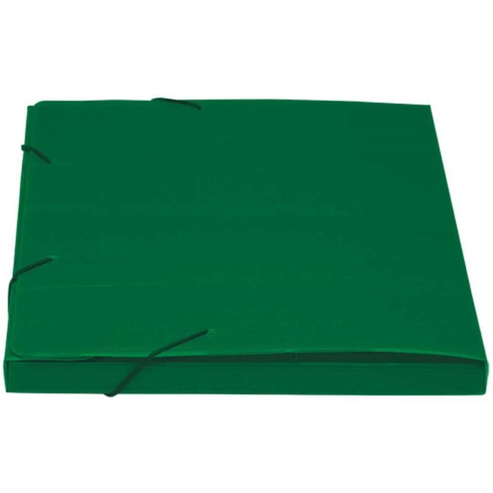 Pasta Polionda Oficio 20Mm Verde Novaonda - Polibras Pct/10