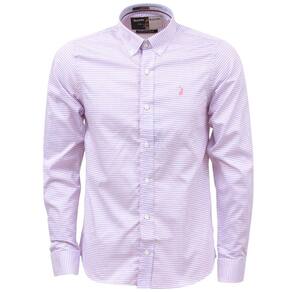 Camisa Xadrez Masculina Manga Longa Lilás Austin Western 38366