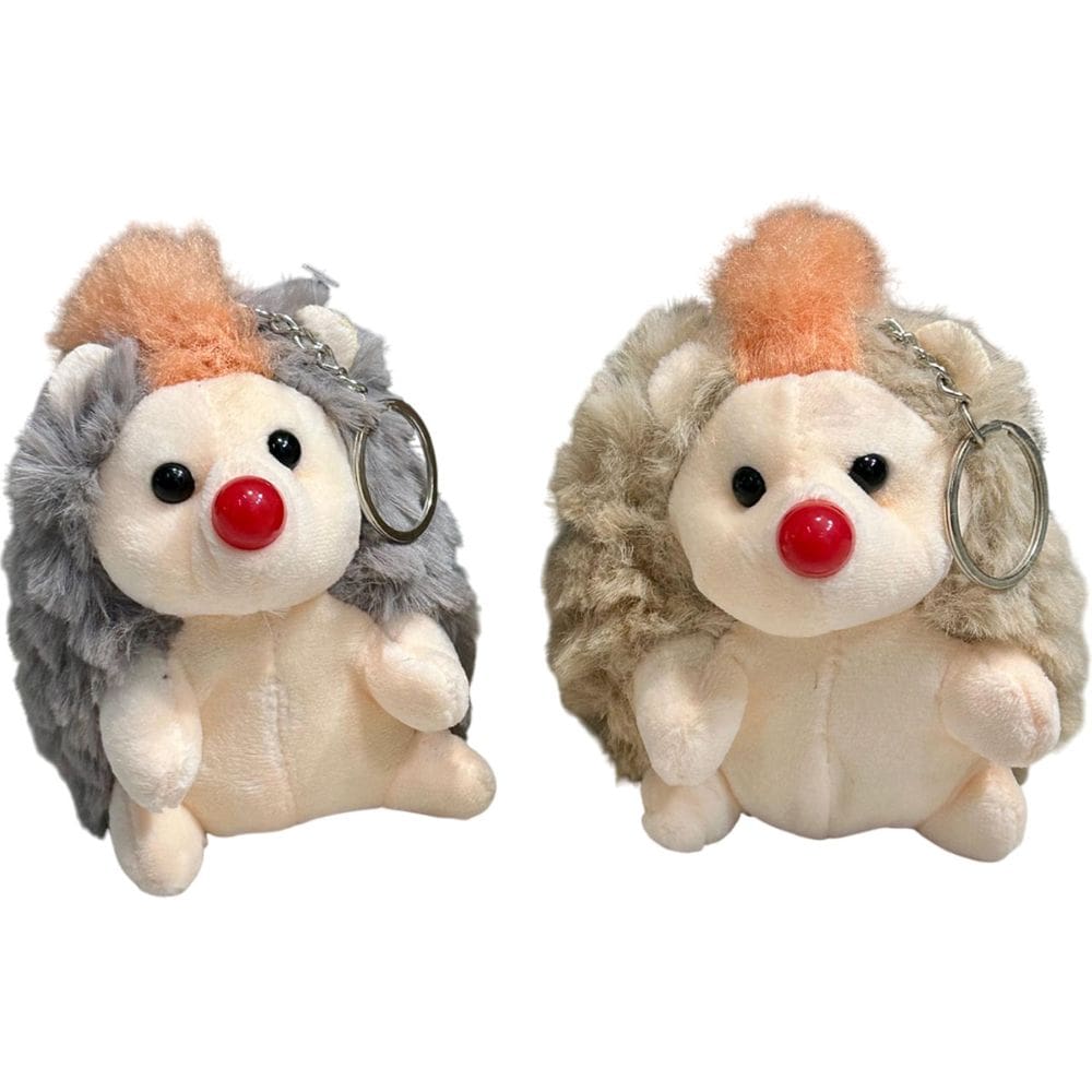 Porco Espinho Pelucia Chaveiro Fofo Lembrancinha Cesta 11cm