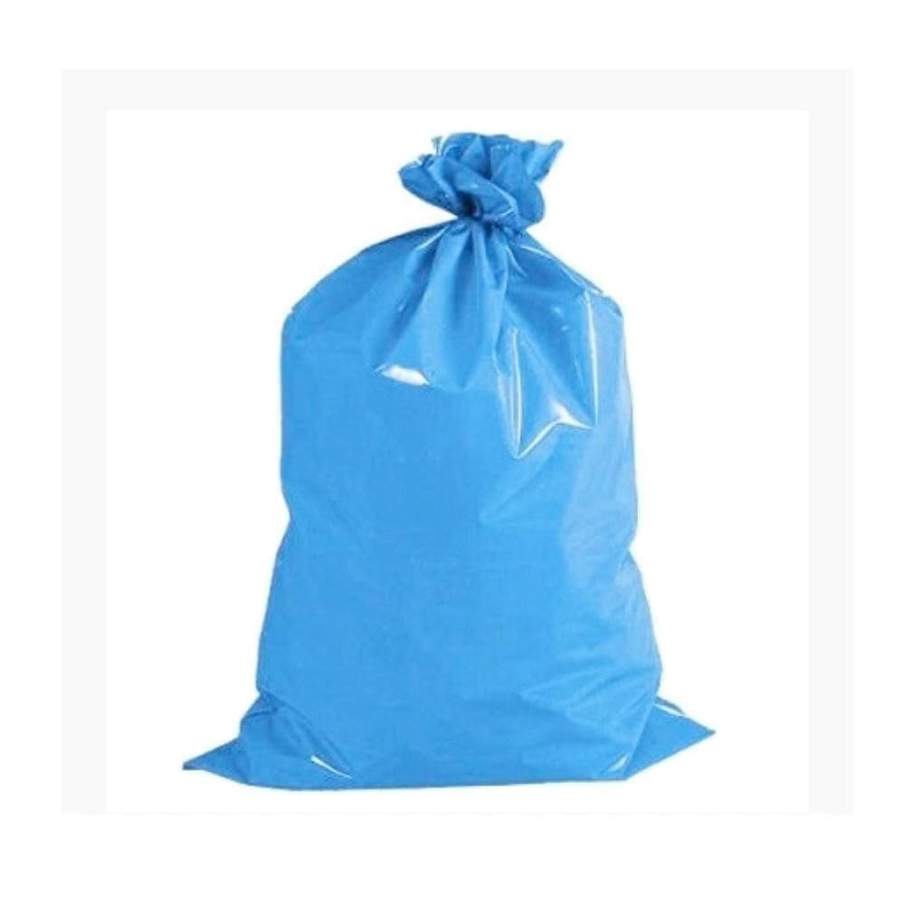 Saco De Lixo Azul 60L Pacote Com 100