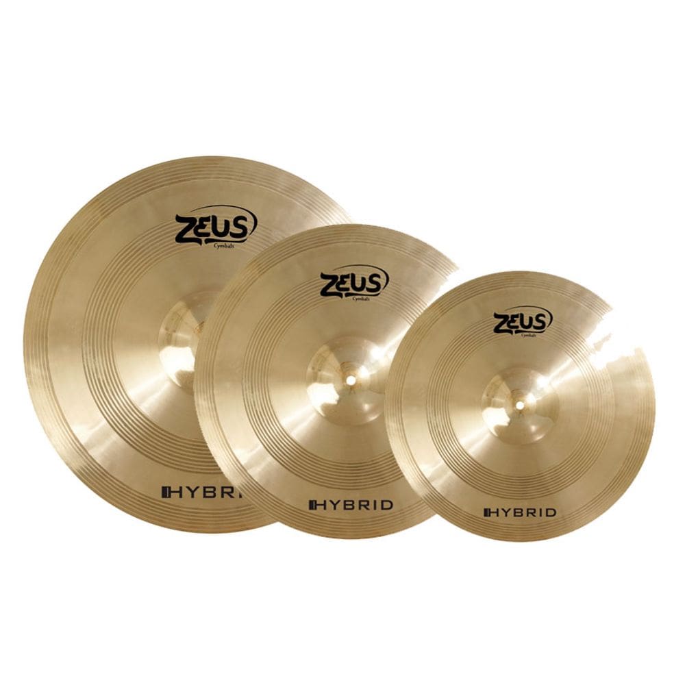 Kit zeus hybrid set-c hi-hat 14 crash 16 ride 20 bag