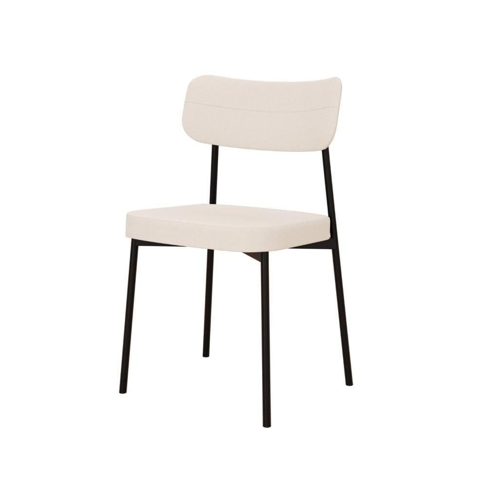 Cadeira Mynna Fixa C/4 Pes 525 X 470 X 790 Mm C/1 Un. Corriente Palha Corriente Palha
