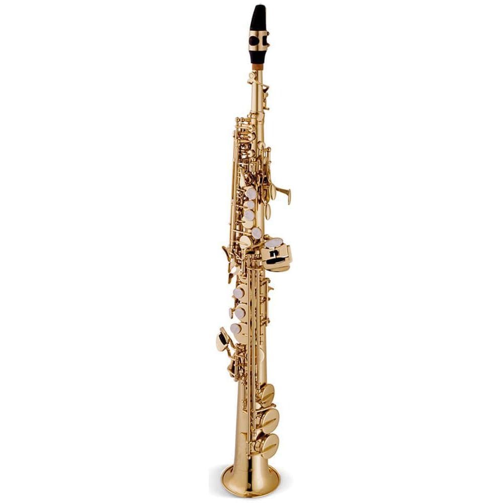 Saxofone Soprano Vogga Vssp701N Laqueado Em Bb Si Bemol