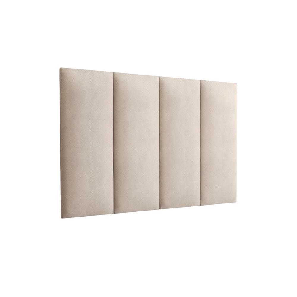 Painel Cama Box Valence 0,90 Tecido Suede Cor Nude