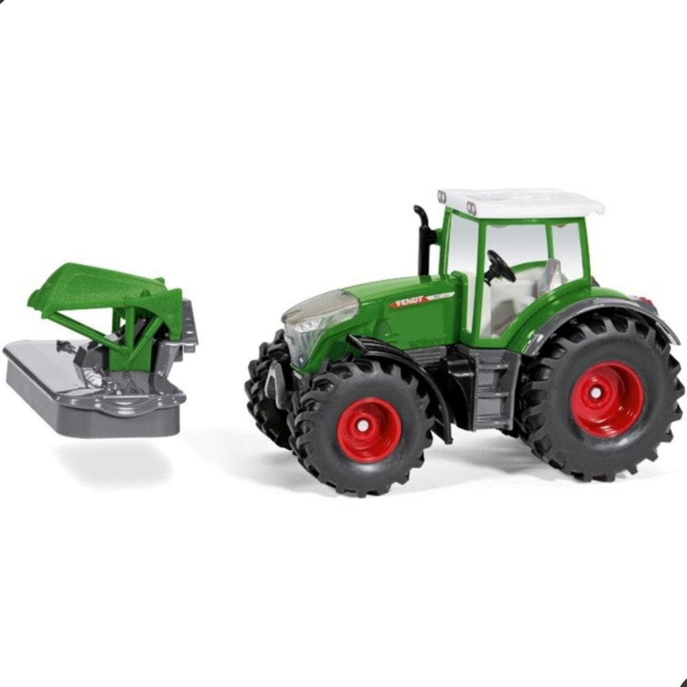 Miniatura Trator Fendt 942 Vario Cortador Frontal Siku 1/50