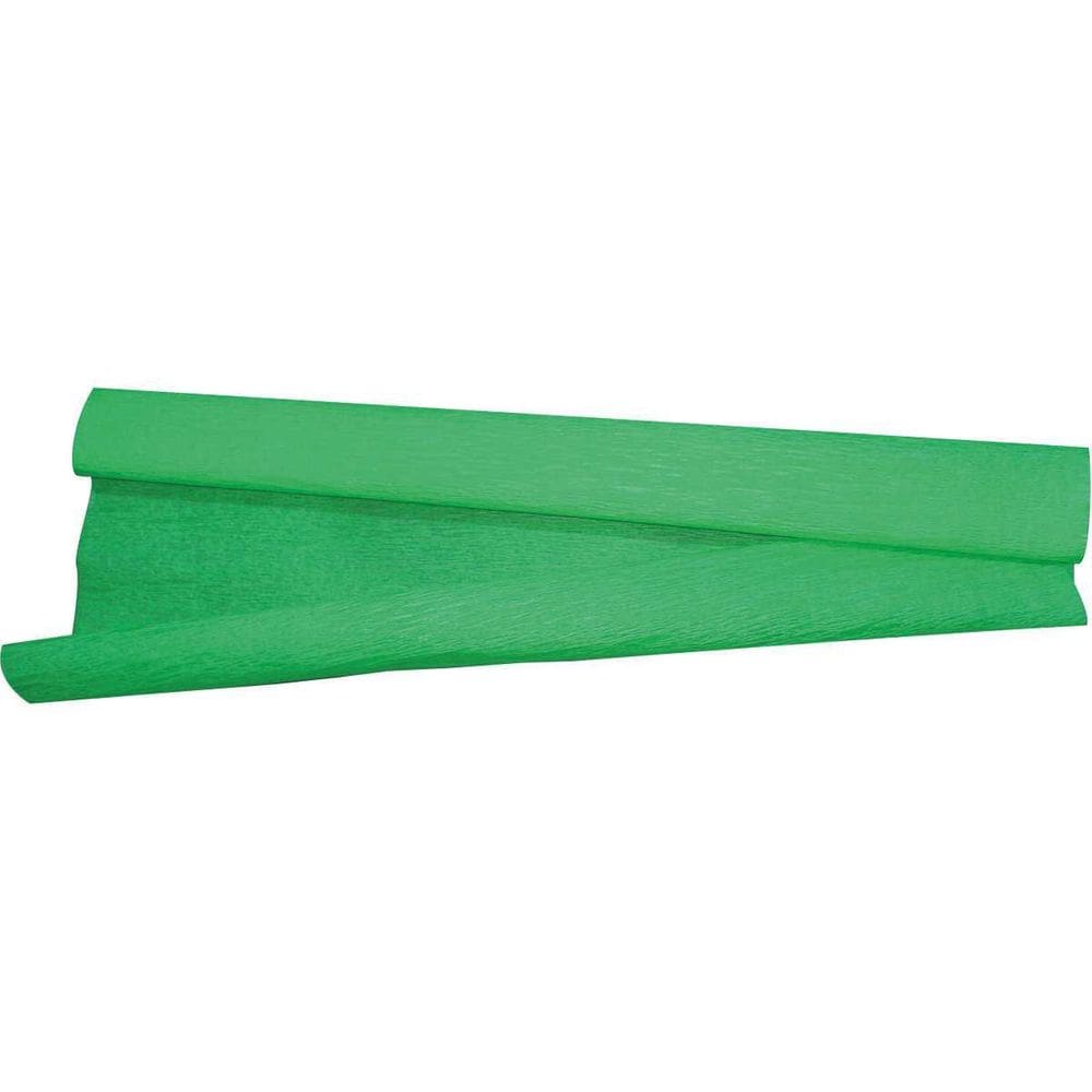Papel Crepon 48Cmx2,00M Verde Bandeira