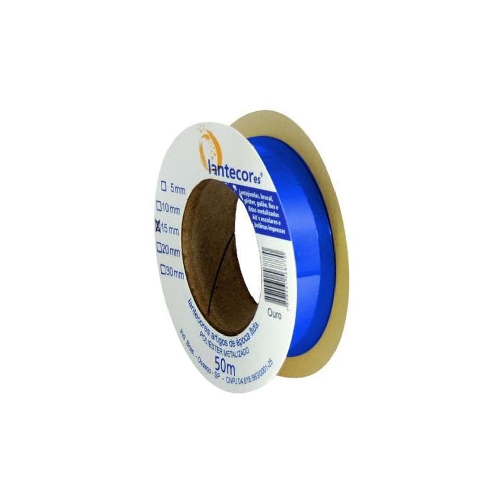 Fita Metaloide 20Mmx50Mts. Azul Lantecor