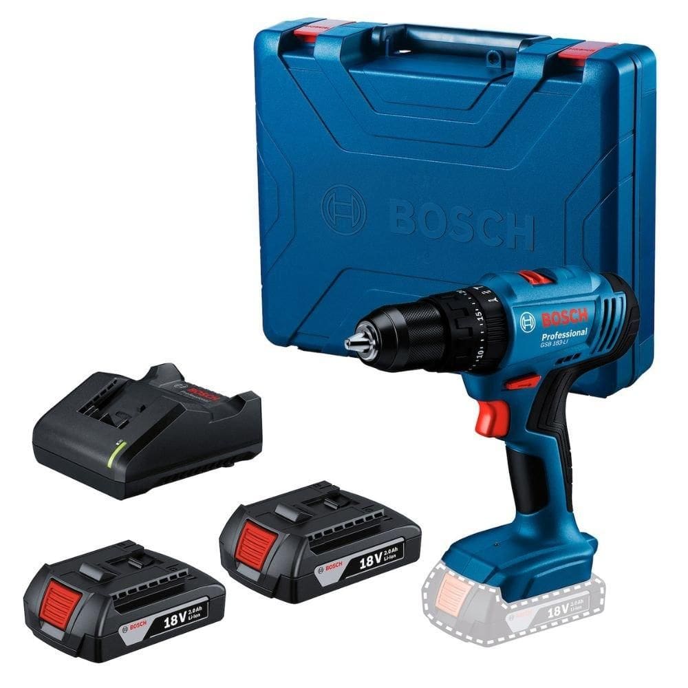 Parafusadeira Furadeira Impacto 1/2" 18V 2,0Ah Bivolt Bosch