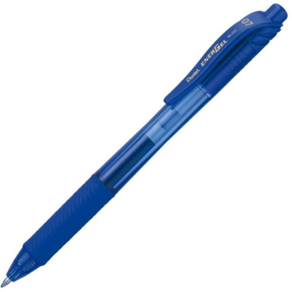 Caneta Gel Energel Retratil 0.7Mm Azul Pentel Cx.C/12