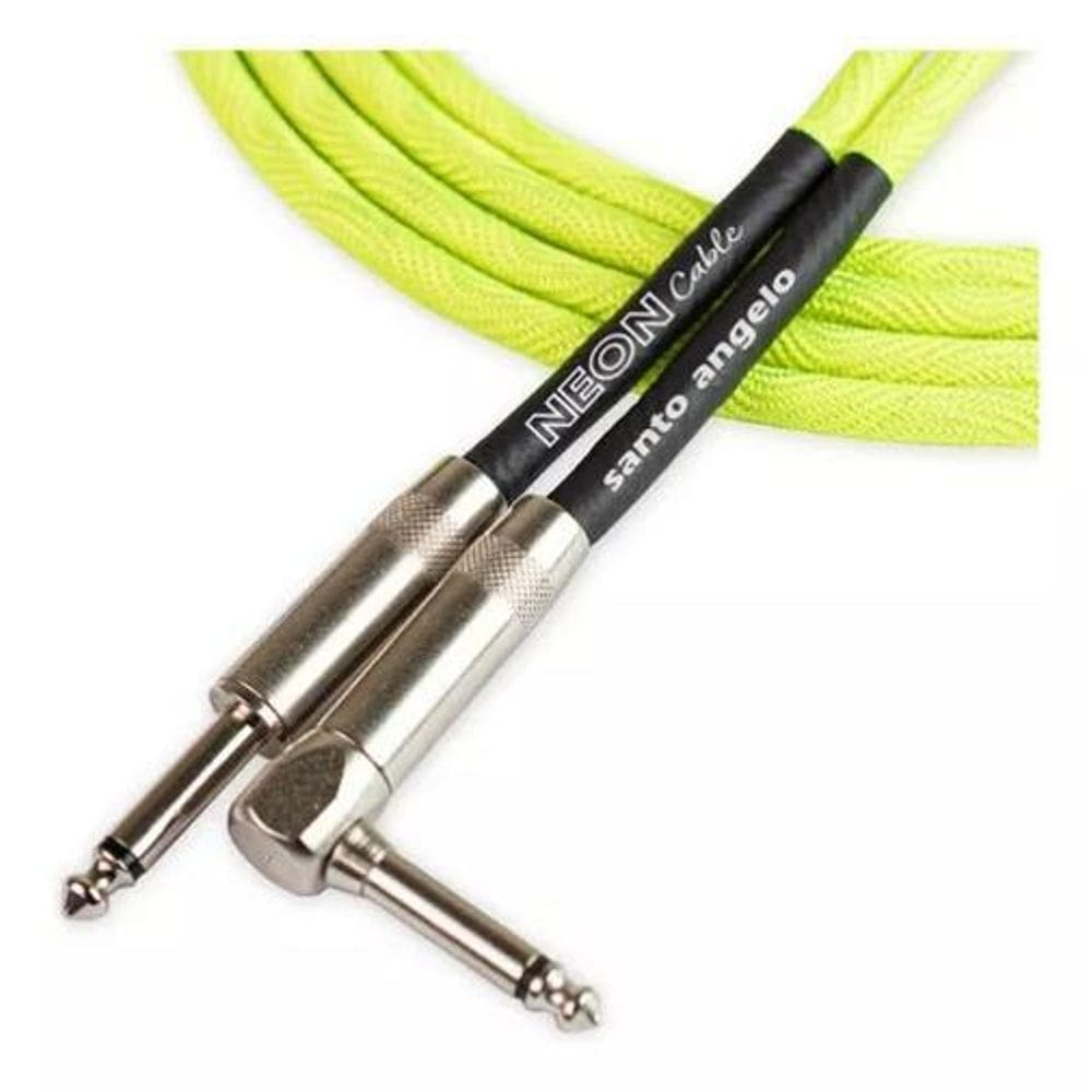Cabo Santo Angelo Neon Green Para Guitarra P10 4,57M
