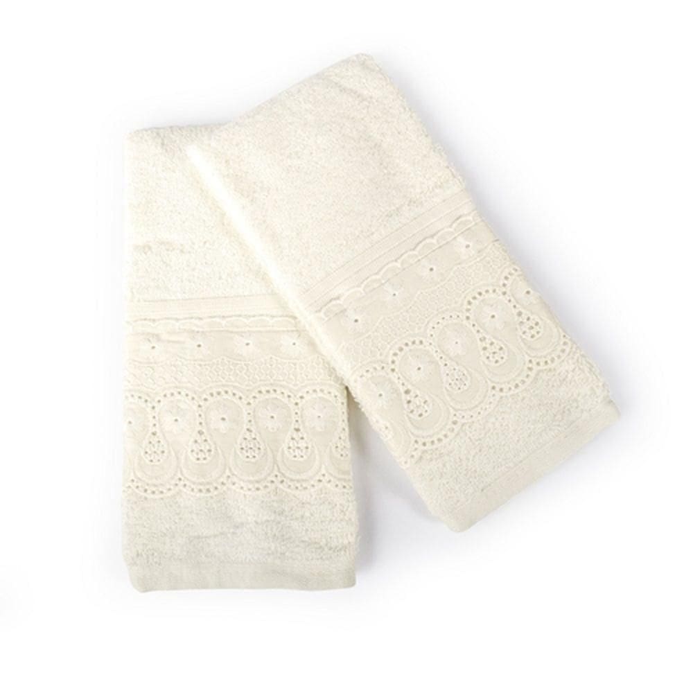 Kit Toalha Social Crystal Buettner Renascence Pérola