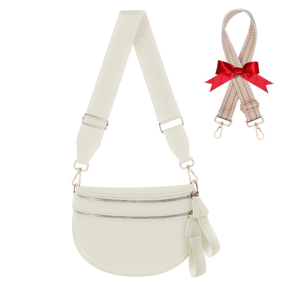 Bolsa tiracolo X-KIDS de nylon quadriculado para mulheres com alça extra