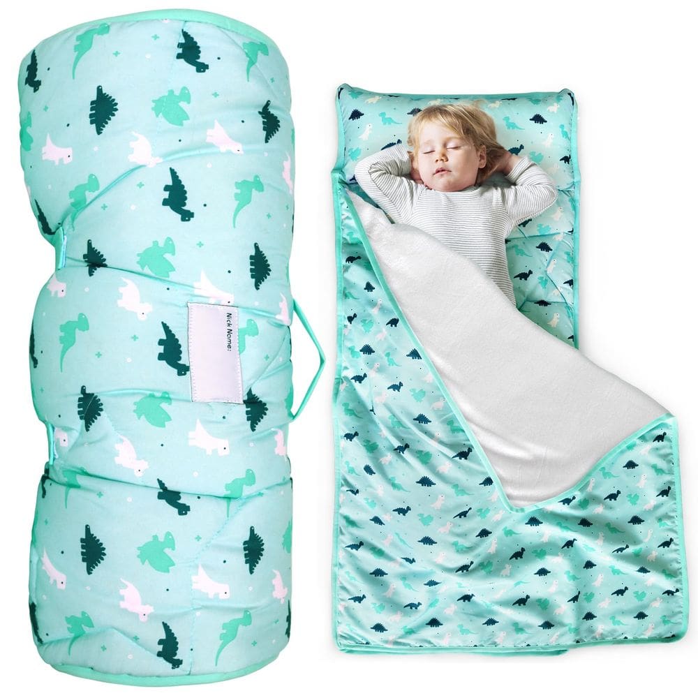 Tapete de soneca infantil SPRINGSPIRIT Super Soft com cobertor 127x53x4cm