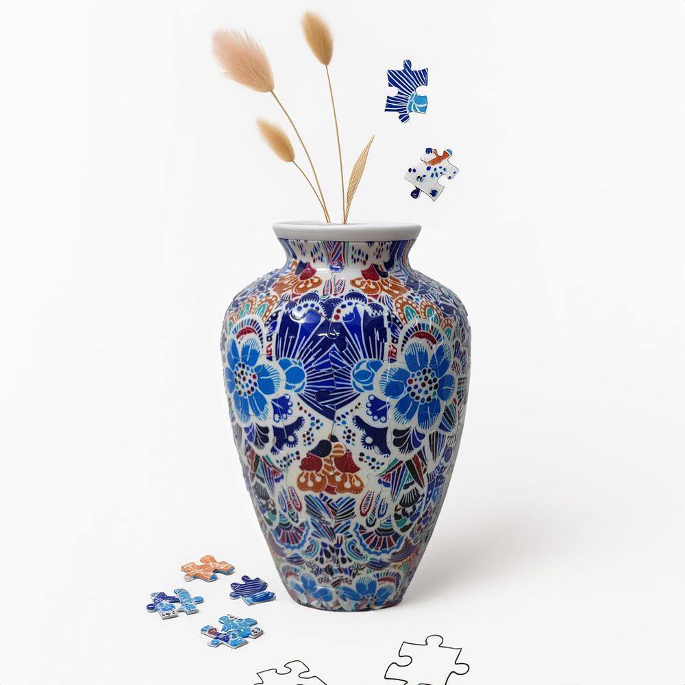 Vaso de quebra-cabeça 3D HHSME Vaso de flores exclusivo para adultos com 120 peças