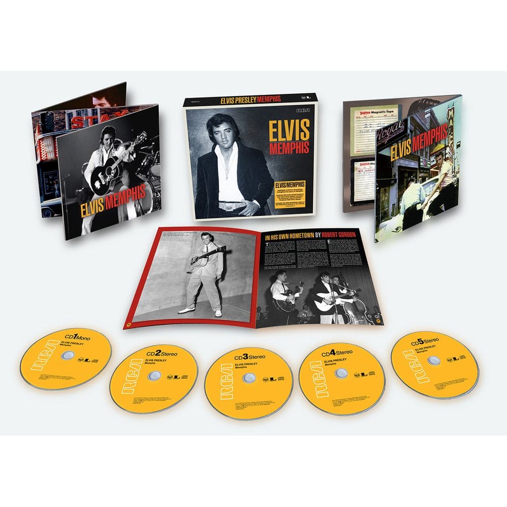 Elvis Memphis 5 CD Box Set from Sony Music (Lacrado)